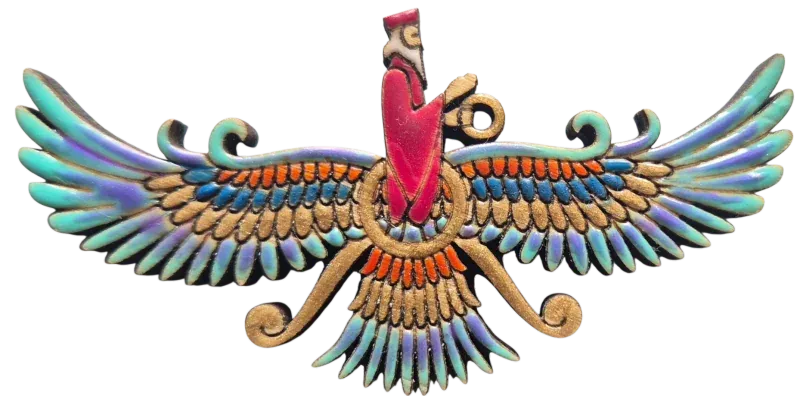 Coloured Resin Farohar, view 3
