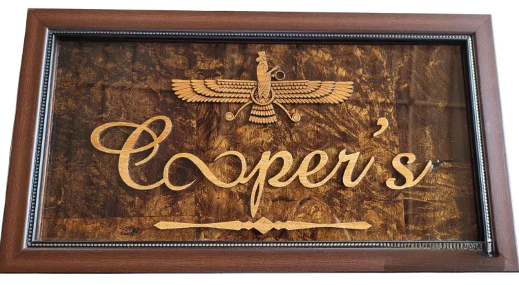 Framed Farohar Nameplate